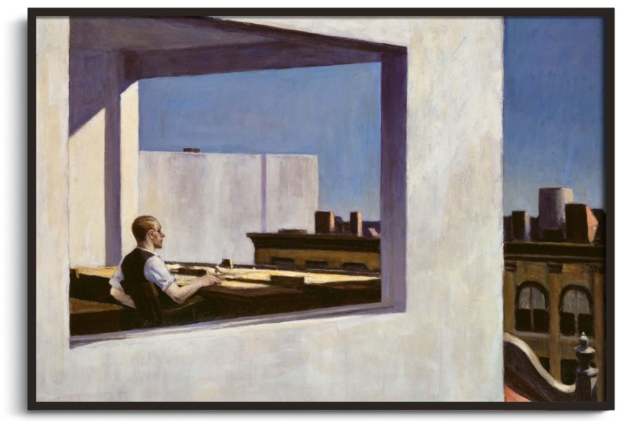 Edward Hopper Galerie montblanc | Office In A Small City - Edward Hopper