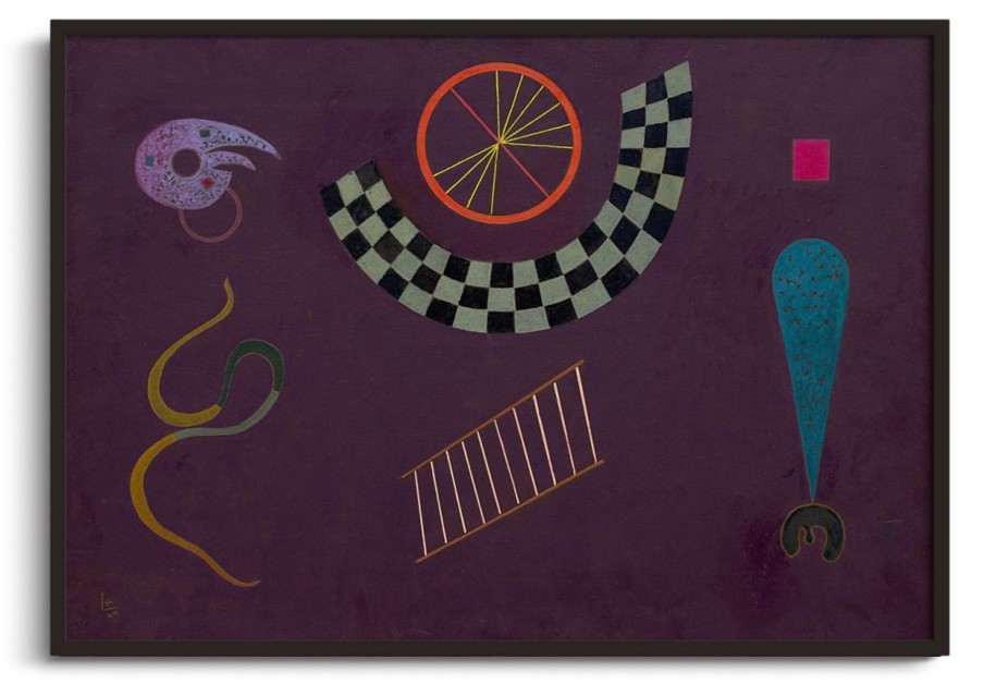 Vassily Kandinsky Galerie montblanc | Ruban Avec Carres - Vassily Kandinsky