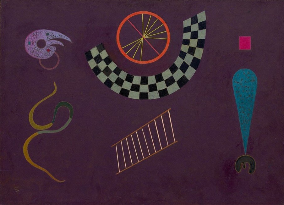 Vassily Kandinsky Galerie montblanc | Ruban Avec Carres - Vassily Kandinsky