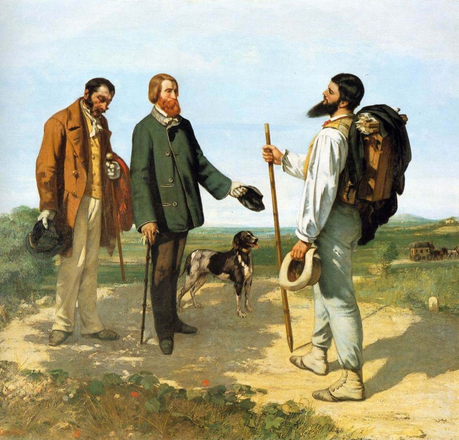 Gustave Courbet Galerie montblanc | Bonjour Monsieur Courbet - Gustave Courbet