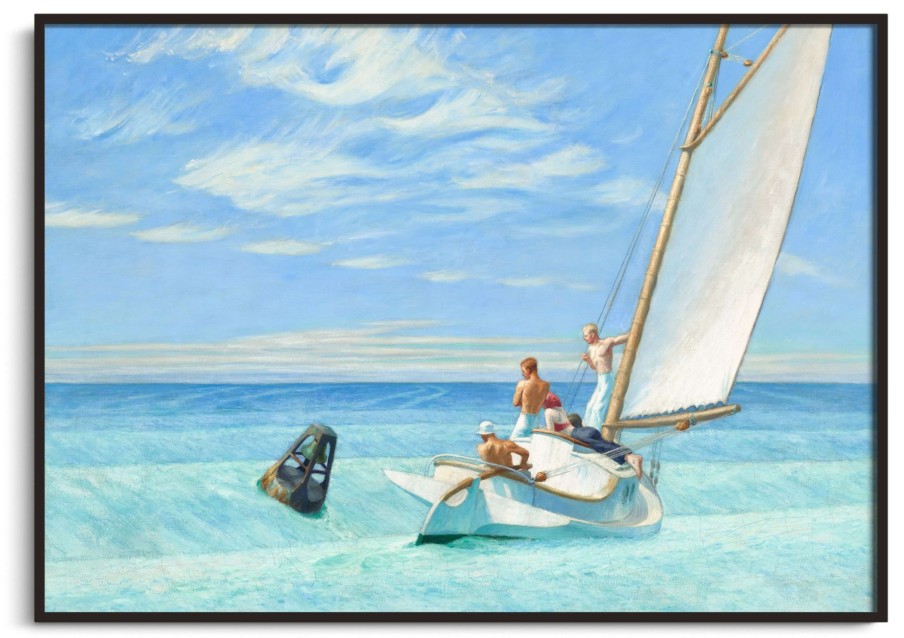 Edward Hopper Galerie montblanc | Ground Swell - Edward Hopper