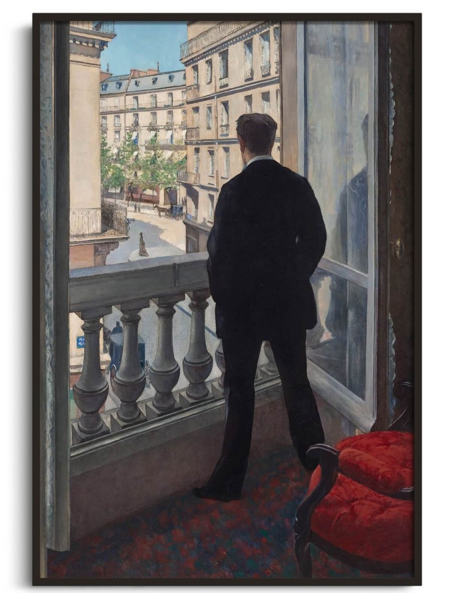 Gustave Caillebotte Galerie montblanc | Jeune Homme A La Fenetre - Gustave Caillebotte