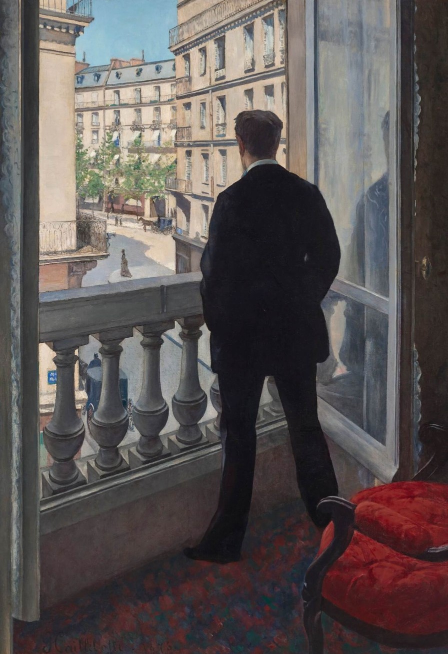 Gustave Caillebotte Galerie montblanc | Jeune Homme A La Fenetre - Gustave Caillebotte