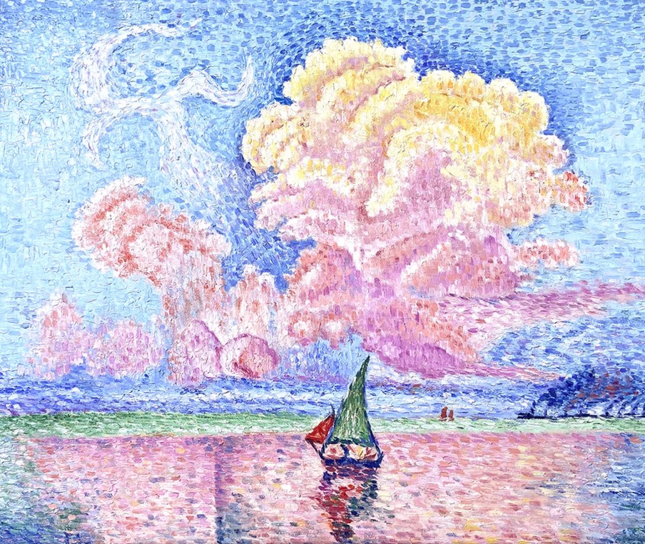 Paul Signac Galerie montblanc | Antibes, Le Nuage Rose - Paul Signac