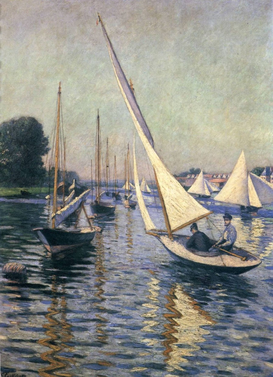 Gustave Caillebotte Galerie montblanc | Regates A Argenteuil - Gustave Caillebotte