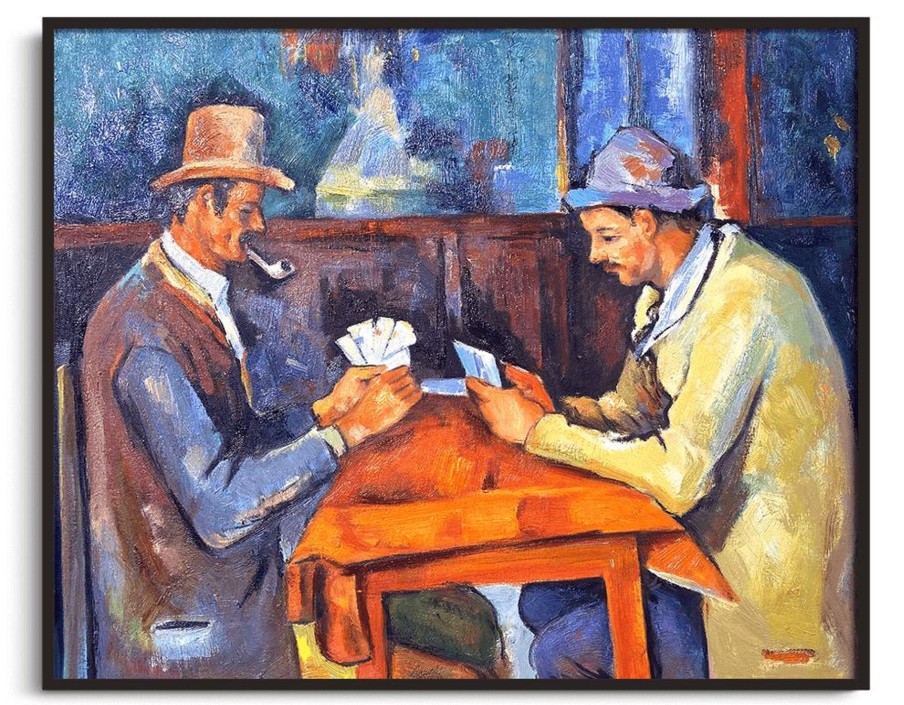 Paul Cezanne Galerie montblanc | Les Joueurs De Cartes - Paul Cezanne