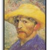 Vincent Van Gogh Galerie montblanc | Autoportrait Au Chapeau De Paille - Vincent Van Gogh