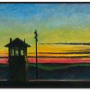 Edward Hopper Galerie montblanc | Railroad Sunset - Edward Hopper