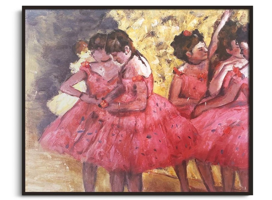 Edgar Degas Galerie montblanc | Les Danseuses Roses, Avant Le Ballet - Edgar Degas