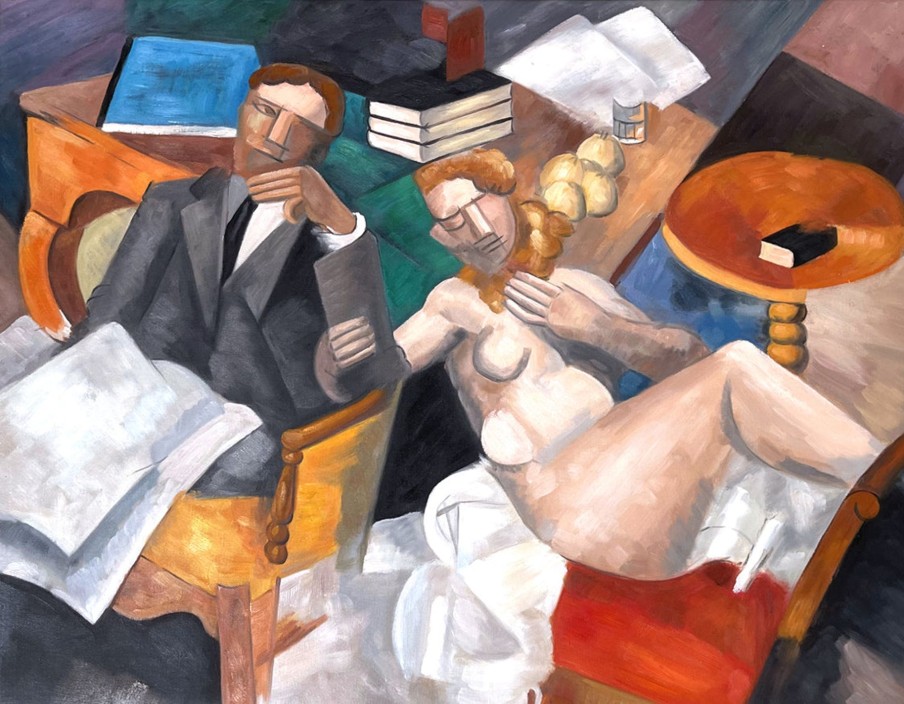 Roger De La Fresnaye Galerie montblanc | La Vie Conjugale - Roger De La Fresnaye