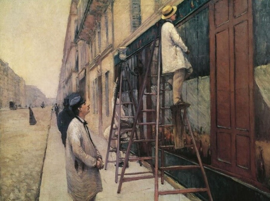 Gustave Caillebotte Galerie montblanc | Les Peintres En Batiments - Gustave Caillebotte