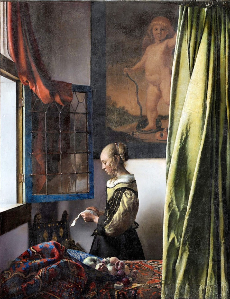 Johannes Vermeer Galerie montblanc | La Liseuse A La Fenetre - Johannes Vermeer