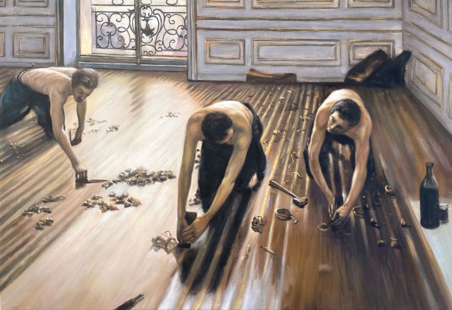 Gustave Caillebotte Galerie montblanc | Les Raboteurs De Parquet Gustave Caillebotte