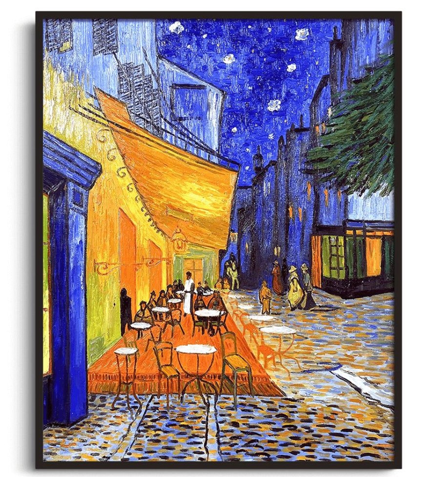 Vincent Van Gogh Galerie montblanc | Terrasse Du Cafe Le Soir - Vincent Van Gogh