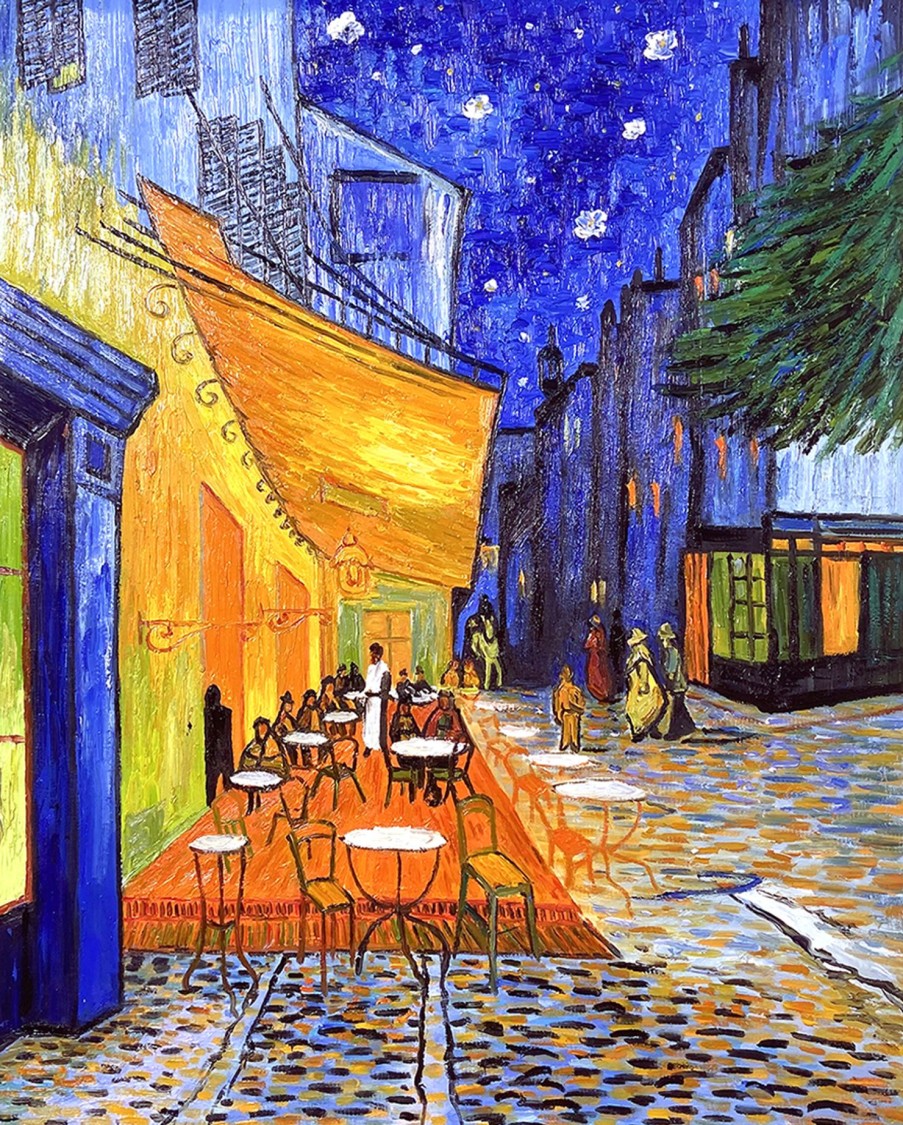 Vincent Van Gogh Galerie montblanc | Terrasse Du Cafe Le Soir - Vincent Van Gogh