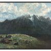 Gustave Courbet Galerie montblanc | Grand Panorama Des Alpes, La Dent Du Midi - Gustave Courbet