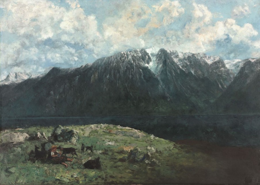 Gustave Courbet Galerie montblanc | Grand Panorama Des Alpes, La Dent Du Midi - Gustave Courbet