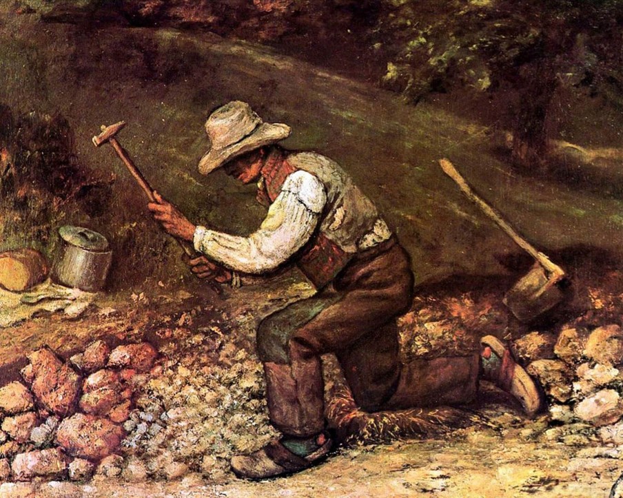 Gustave Courbet Galerie montblanc | Le Casseur De Pierres - Gustave Courbet