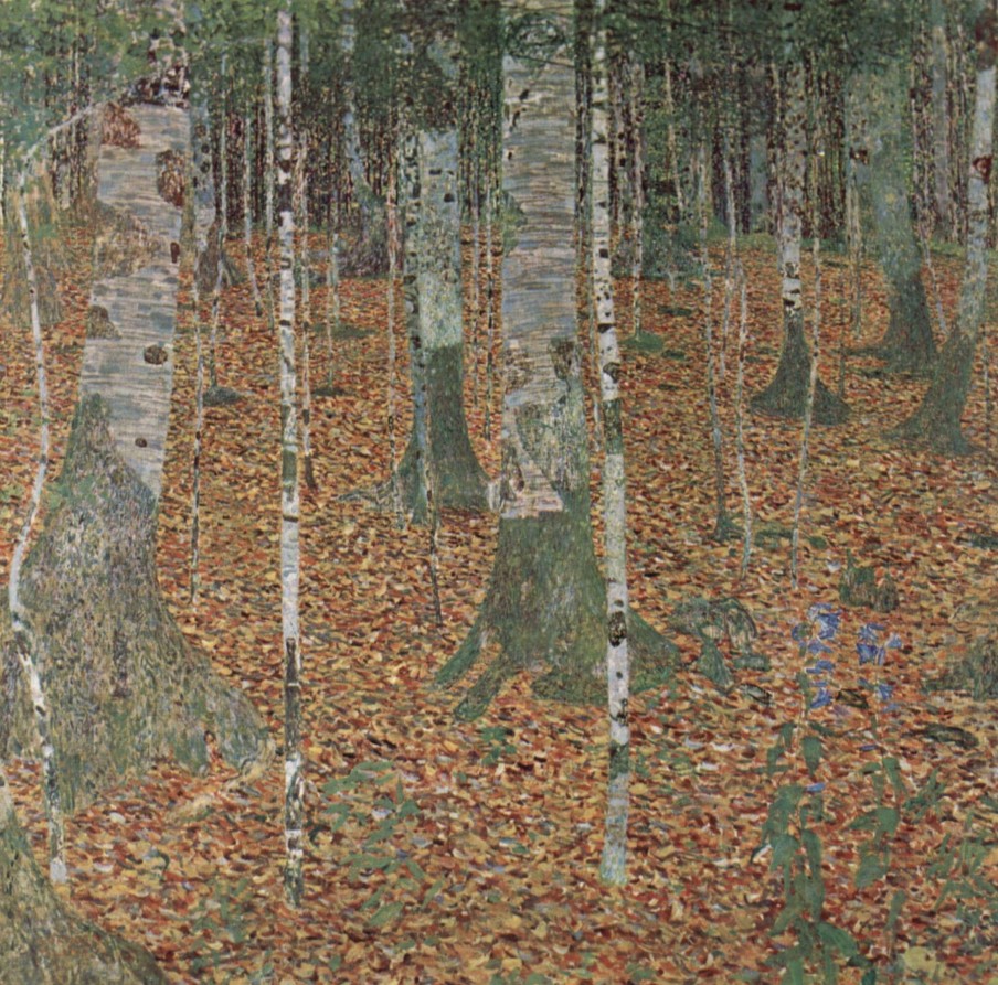 Gustav Klimt Galerie montblanc | Le Bois De Bouleaux - Gustav Klimt