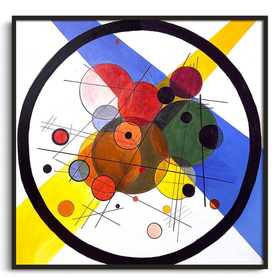 Vassily Kandinsky Galerie montblanc | Cercles Dans Un Cercle - Vassily Kandinsky