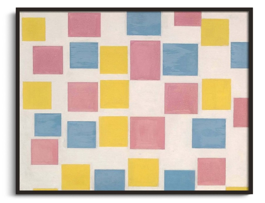 Piet Mondrian Galerie montblanc | Composition Avec Des Champs De Couleur - Piet Mondrian