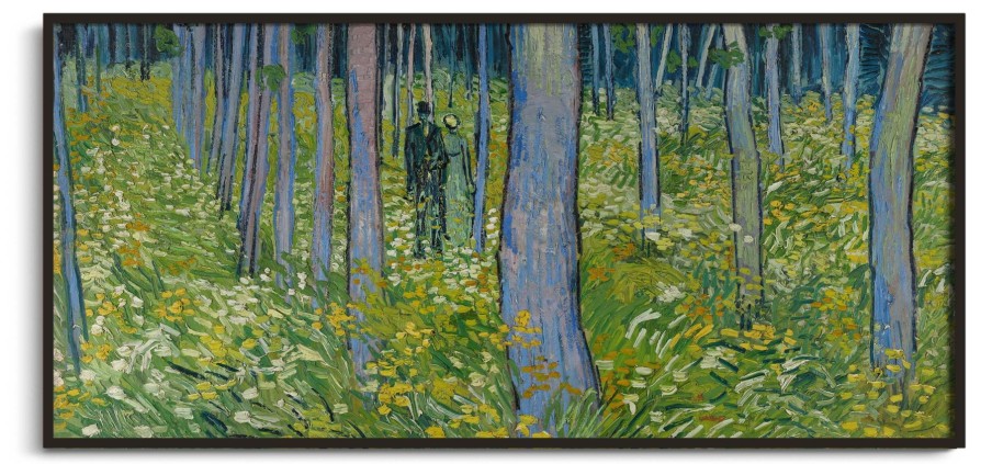 Vincent Van Gogh Galerie montblanc | Sous-Bois Avec Deux Personnages - Vincent Van Gogh