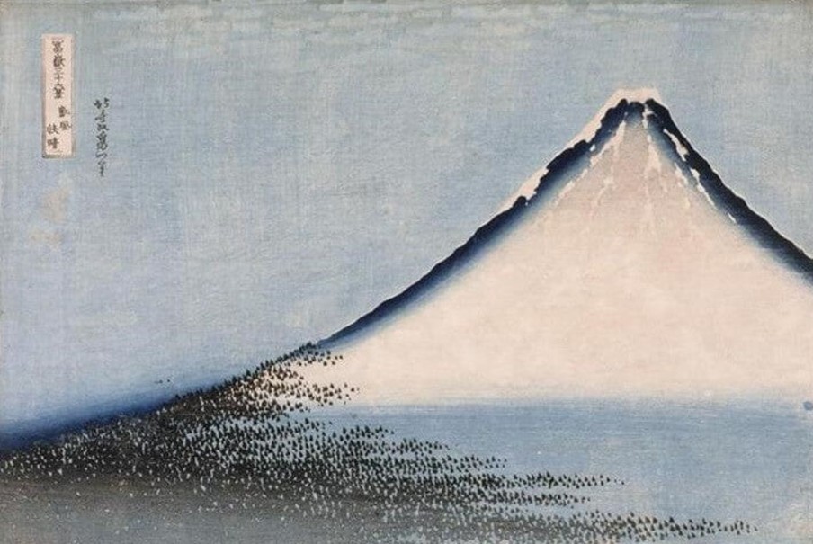 Hokusai Galerie montblanc | Le Fuji Bleu - Hokusai