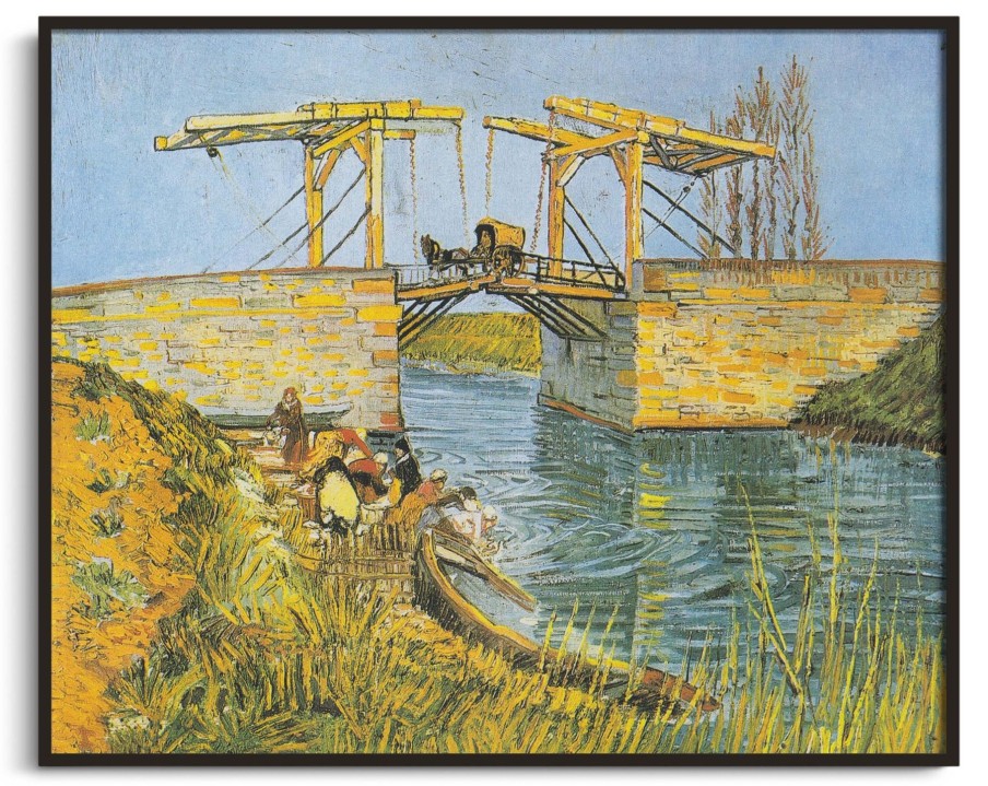 Vincent Van Gogh Galerie montblanc | Le Pont Langlois Avec Des Lavandieres - Vincent Van Gogh