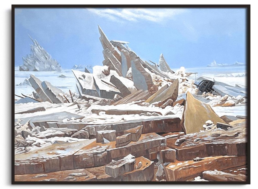 Caspar David Friedrich Galerie montblanc | La Mer De Glace - Caspar David Friedrich