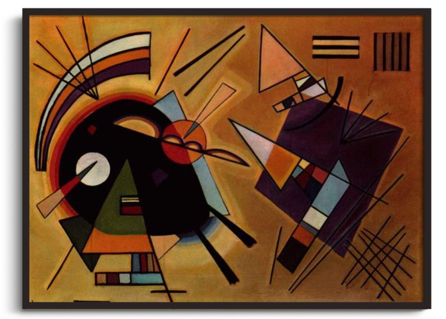 Vassily Kandinsky Galerie montblanc | Noir Et Violet - Vassily Kandinsky