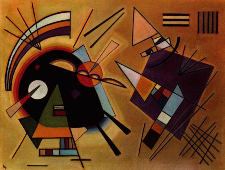 Vassily Kandinsky Galerie montblanc | Noir Et Violet - Vassily Kandinsky