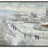 Claude Monet Galerie montblanc | Argenteuil Sous La Neige - Claude Monet