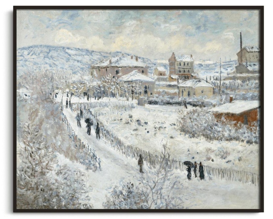 Claude Monet Galerie montblanc | Argenteuil Sous La Neige - Claude Monet