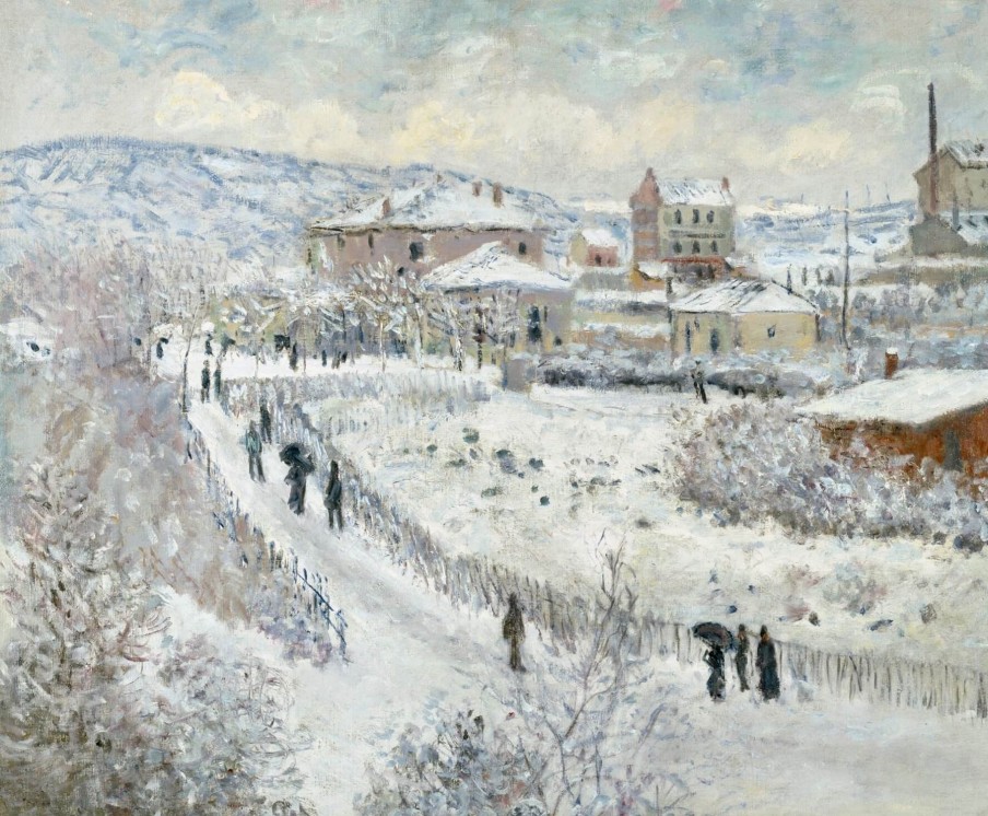 Claude Monet Galerie montblanc | Argenteuil Sous La Neige - Claude Monet