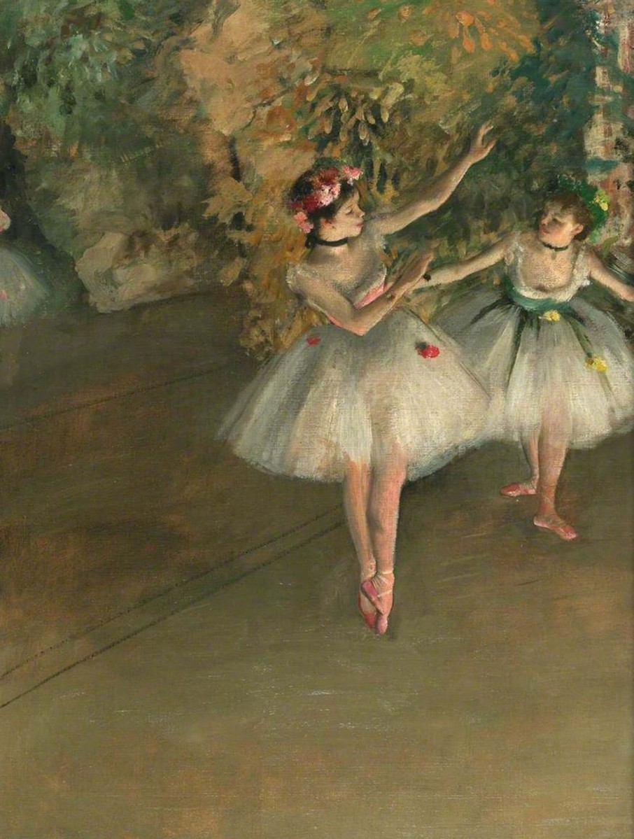 Edgar Degas Galerie montblanc | Deux Danseuses Sur Scene - Edgar Degas