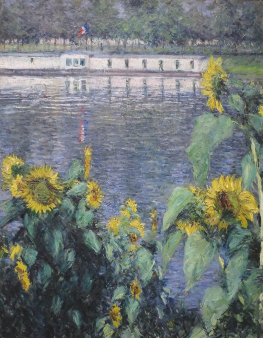 Gustave Caillebotte Galerie montblanc | Tournesols Au Bord De La Seine - Gustave Caillebotte