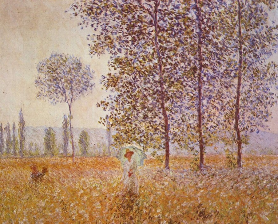 Claude Monet Galerie montblanc | Sous Les Peupliers, Effet De Soleil - Claude Monet