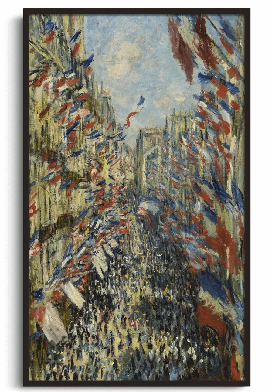 Claude Monet Galerie montblanc | La Rue Montorgueil A Paris - Claude Monet