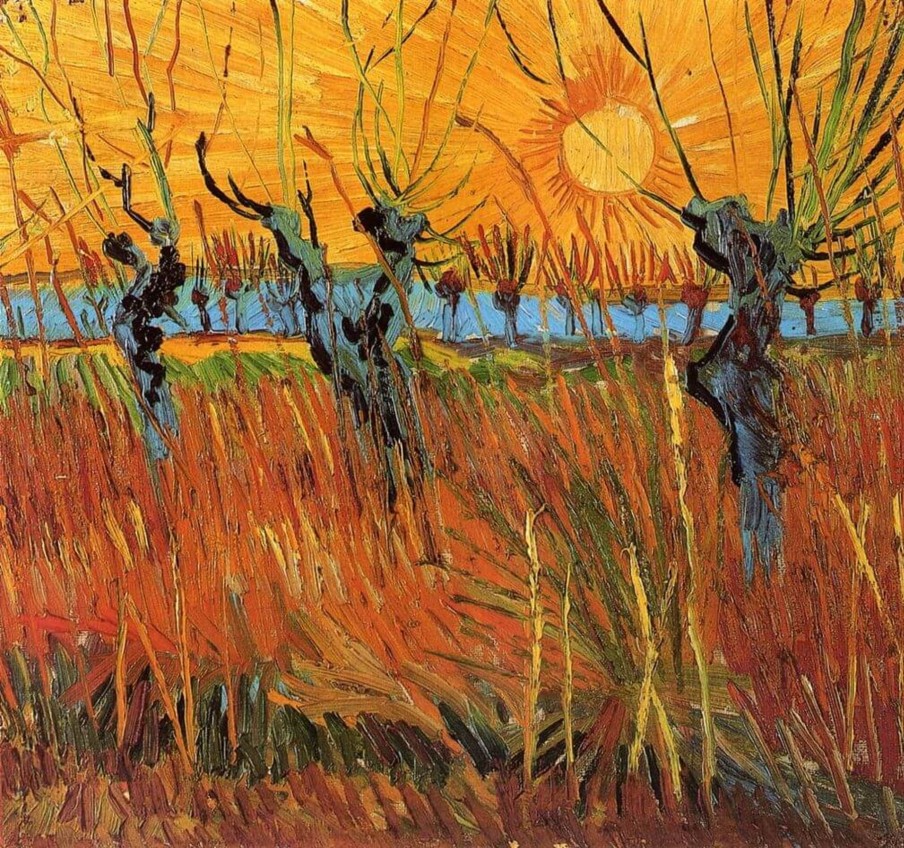 Vincent Van Gogh Galerie montblanc | Saules Au Soleil Couchant - Vincent Van Gogh