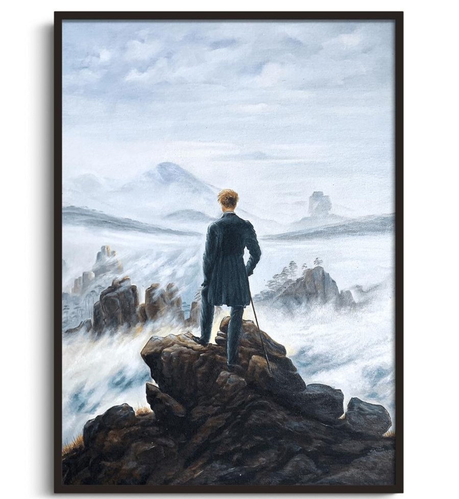 Caspar David Friedrich Galerie montblanc | Le Voyageur Contemplant Une Mer De Nuages - Caspar David Friedrich