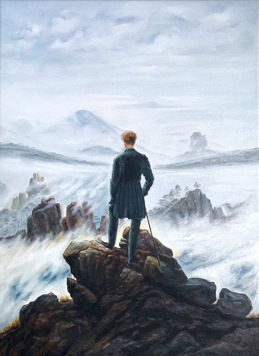 Caspar David Friedrich Galerie montblanc | Le Voyageur Contemplant Une Mer De Nuages - Caspar David Friedrich