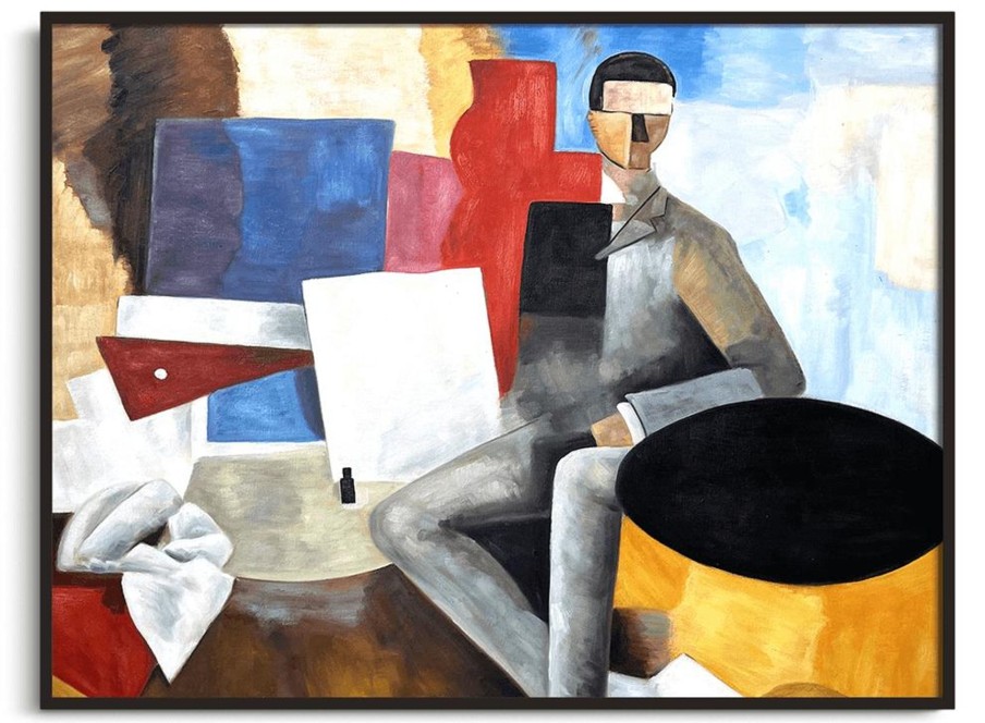 Roger De La Fresnaye Galerie montblanc | L'Homme Assis - Roger De La Fresnaye