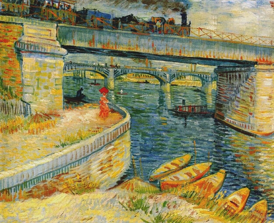 Vincent Van Gogh Galerie montblanc | Ponts Sur La Seine A Asnieres - Vincent Van Gogh