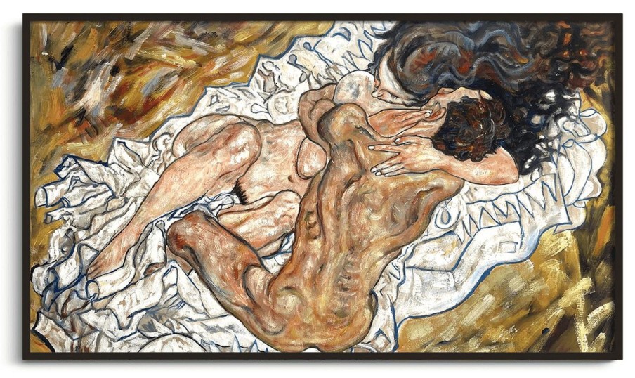 Egon Schiele Galerie montblanc | L'Etreinte - Egon Schiele