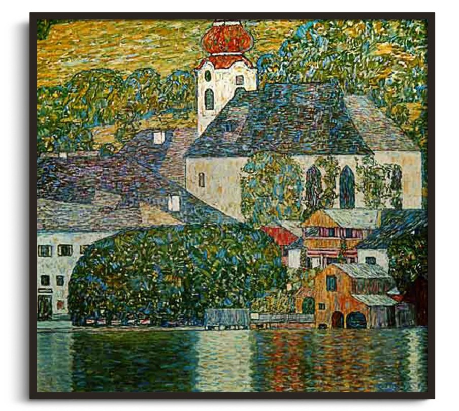 Gustav Klimt Galerie montblanc | Eglise A Unterach - Gustav Klimt