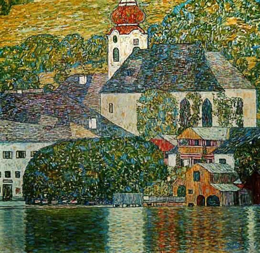 Gustav Klimt Galerie montblanc | Eglise A Unterach - Gustav Klimt