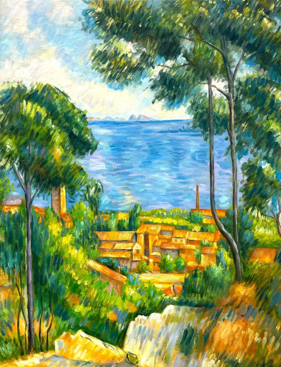 Paul Cezanne Galerie montblanc | L'Estaque Et Le Cha Teau D'If Paul Cezanne