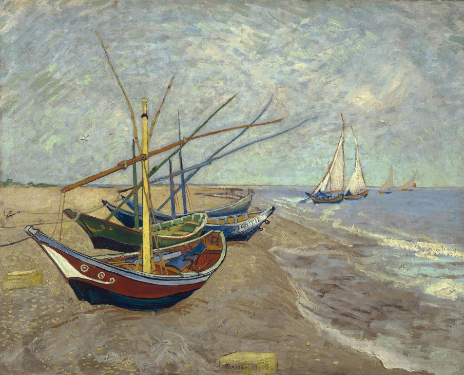 Vincent Van Gogh Galerie montblanc | Bateaux De Peche Sur La Plage Des Saintes-Maries - Vincent Van Gogh