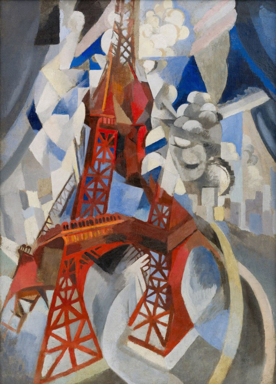 Robert Delaunay Galerie montblanc | La Tour Rouge - Robert Delaunay