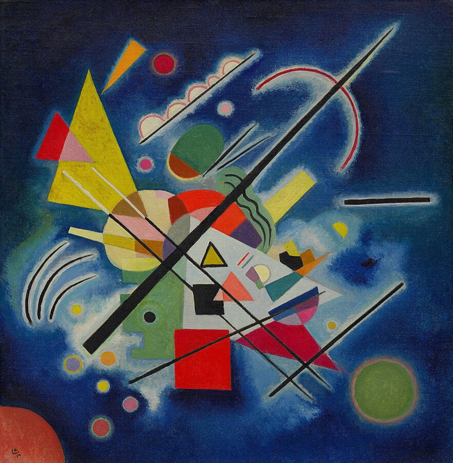 Vassily Kandinsky Galerie montblanc | Peinture Bleue - Vassily Kandinsky